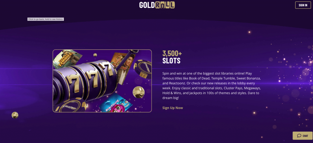 3 500 slots goldroll casino